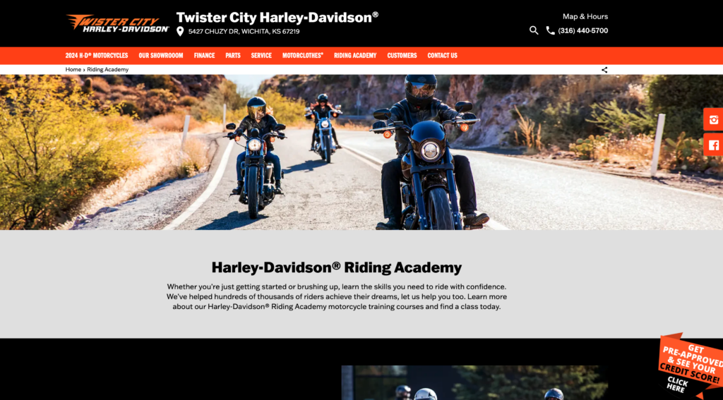 Twister City, Harley-Davidson